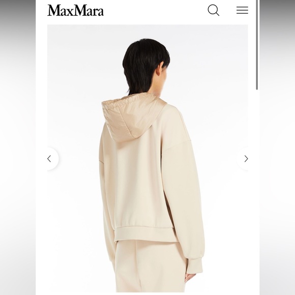 New Weekend Max Mara LEISURE Fleece sweatshirt IN BLACK - Picture 6 of 9